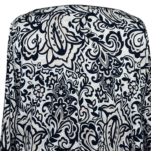 Lands’ End Women’s Paisley Print Tunic Plus Size 2X EUC - Picture 7 of 14